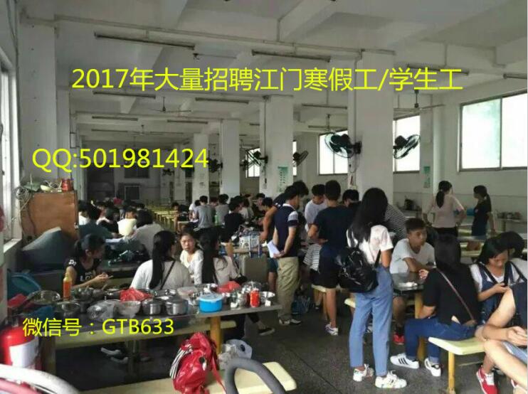 江门招暑假工代理20名，待遇优厚